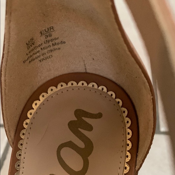 Sam Edelman Tan High Heel Sandals with Ankle Strap - Picture 3 of 8